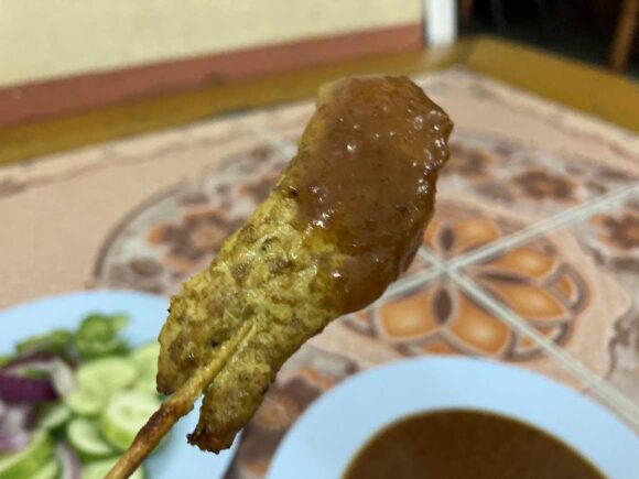 ウアンオーチャー(KhaoManKai UanOcha)おすすめ③ムーサテ(豚串)