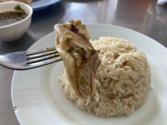 カオマンガイハイラム(KhaoManGai HaiLam)で鶏肉だけを注文もおすすめ