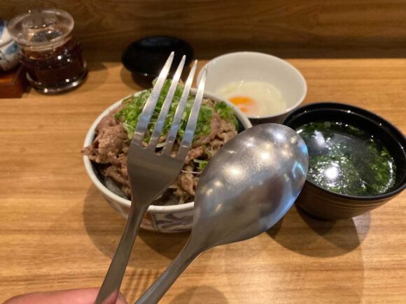 銀うどん(Gin Udon)おすすめ②牛丼