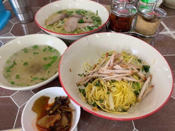 Je Hua Noodles(阿華麺店)おすすめ①汁なしバミー