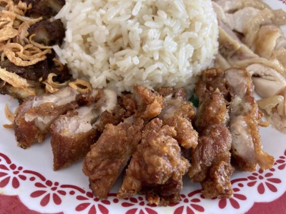 カオマンガイドバイ(Dubai Chicken Rice)おすすめ①カオマンガイ3種盛