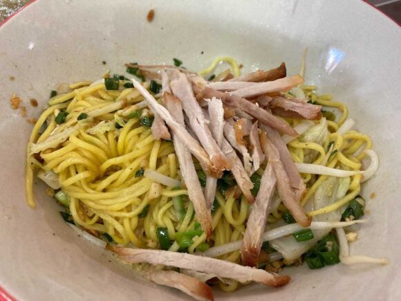 Je Hua Noodles(阿華麺店)おすすめ①汁なしバミー