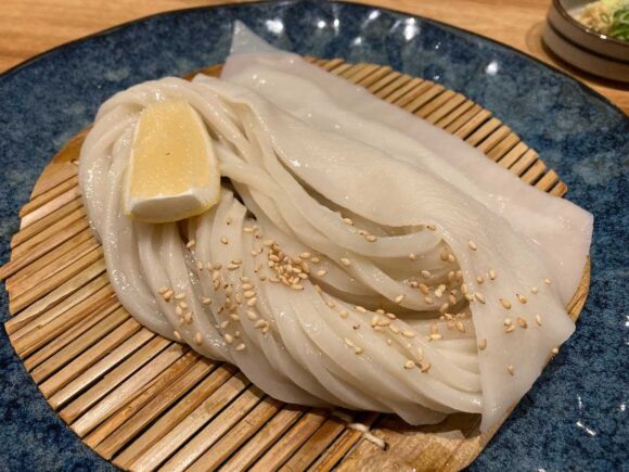 銀うどん(Gin Udon)おすすめ①天ざるうどん(ミックス/野菜/海老)