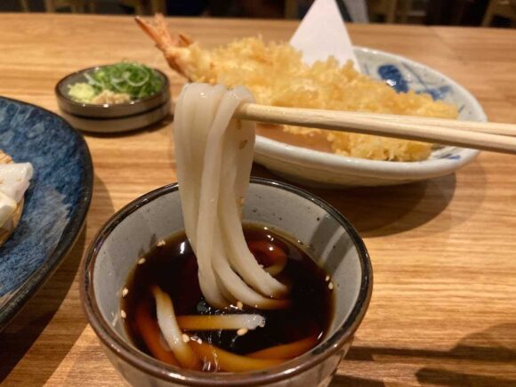 銀うどん(Gin Udon)おすすめ①天ざるうどん(ミックス/野菜/海老)