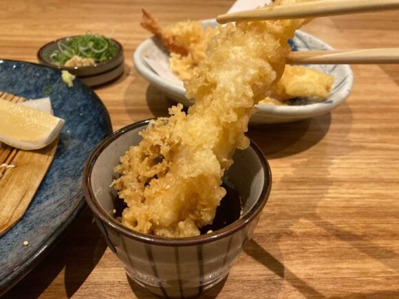 銀うどん(Gin Udon)おすすめ①天ざるうどん(ミックス/野菜/海老)