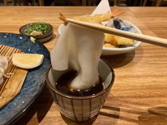 銀うどん(Gin Udon)おすすめ①天ざるうどん(ミックス/野菜/海老)