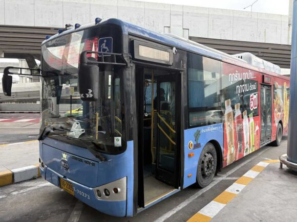 ドンムアン空港発エアポートバス(BMTAバス)のルート(A1-A4)