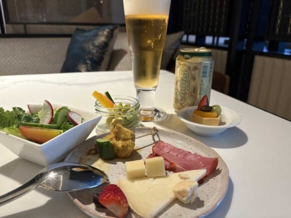 メリアチェンマイのクラブラウンジ（カクテルタイム）