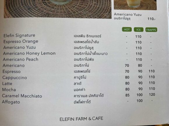 エレフィンファーム(Elefin Farm & Cafe)のおすすめ楽しみ方④カフェで食事&映え写真撮影