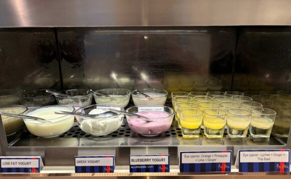 ル・メリディアン バンコク クラブラウンジ（24階）のブレックファースト（朝食）