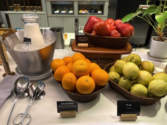 ル・メリディアン バンコク クラブラウンジ（24階）のブレックファースト（朝食）