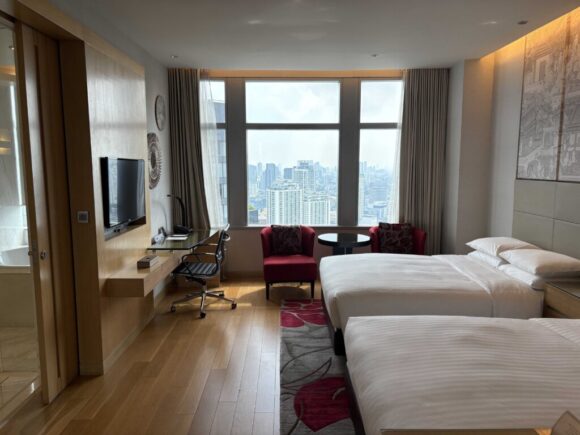 バンコク・マリオットホテル・スクンビットの客室レビュー(2ダブルベットルーム/エグゼクティブラウンジアクセス付き)