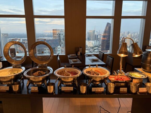 バンコク・マリオットホテル・スクンビットおすすめクラブラウンジ「ブレックファースト/朝食」