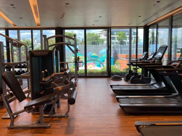 メリアチェンマイのフィットネスジム(2階)