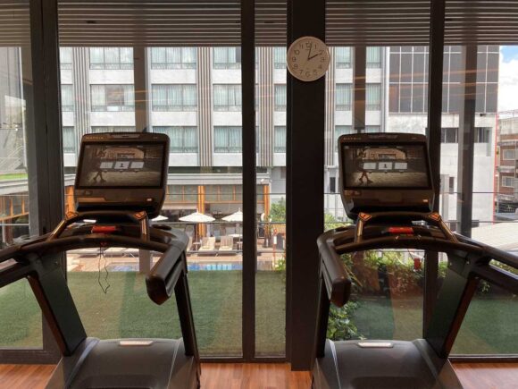 メリアチェンマイのフィットネスジム(2階)