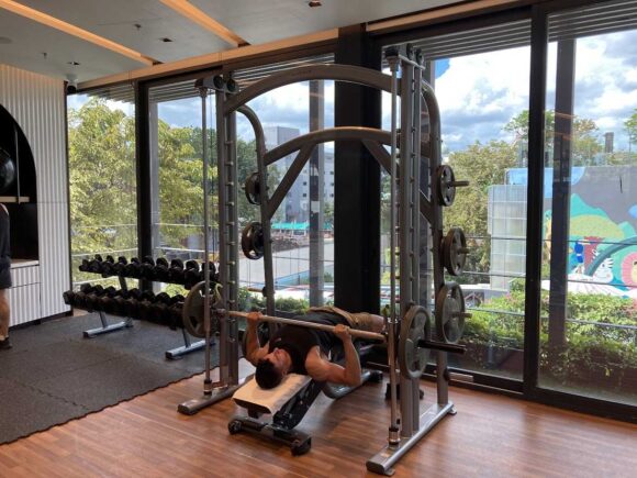 メリアチェンマイのフィットネスジム(2階)