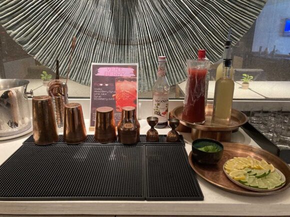 メリアチェンマイのクラブラウンジ(カクテルタイム)