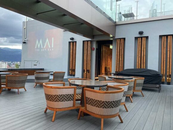 メリアチェンマイ(Melia Chiang Mai)おすすめルーフトップバー（Mai The Sky Bar）