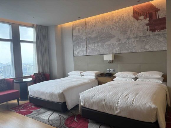 バンコク・マリオットホテル・スクンビットの客室レビュー(2ダブルベットルーム/エグゼクティブラウンジアクセス付き)